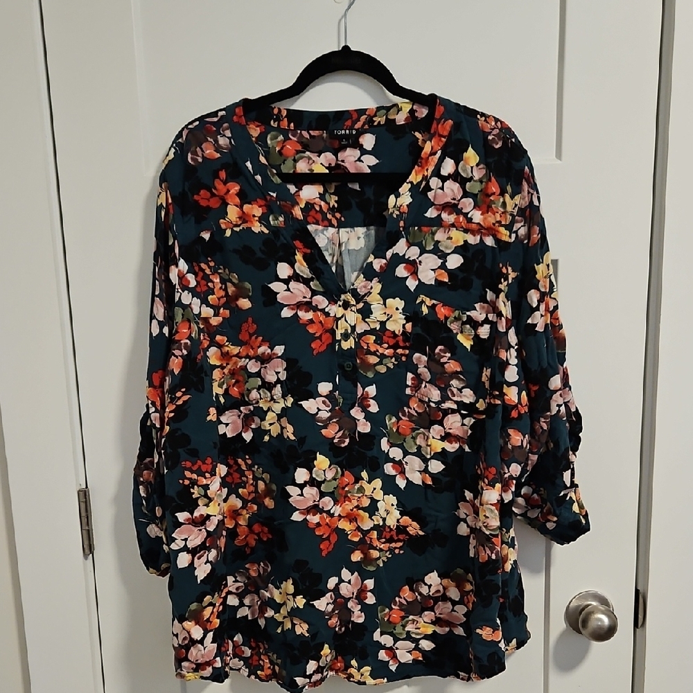 Torrid Harper Floral Women's Top